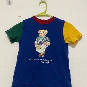 Polo by Ralph Lauren Kids Colorblock Polo Bear Tee
